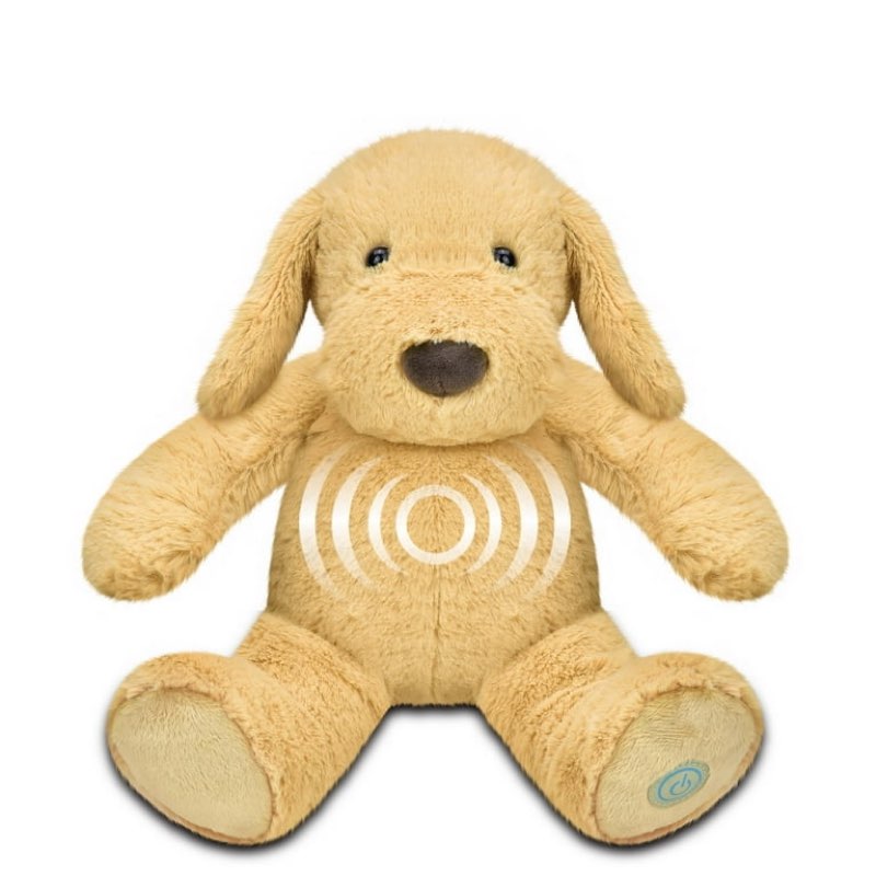 health touch huggable massager gift with relaxing vibration, for neck and back massager - dog