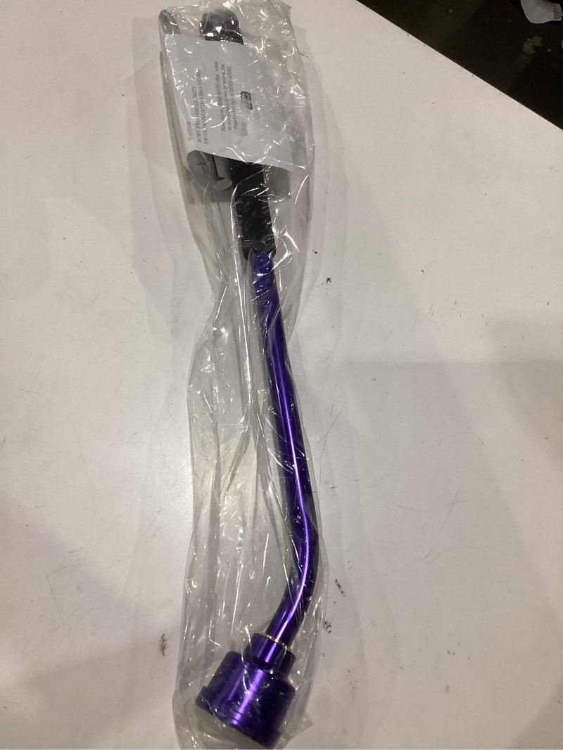 Condition photo showing Good Condition for green mount watering wand, 24 inches sprayer wand with superior stainless head, perfect for hanging baskets, plants, flowers, shrubs, garden and lawn, purple