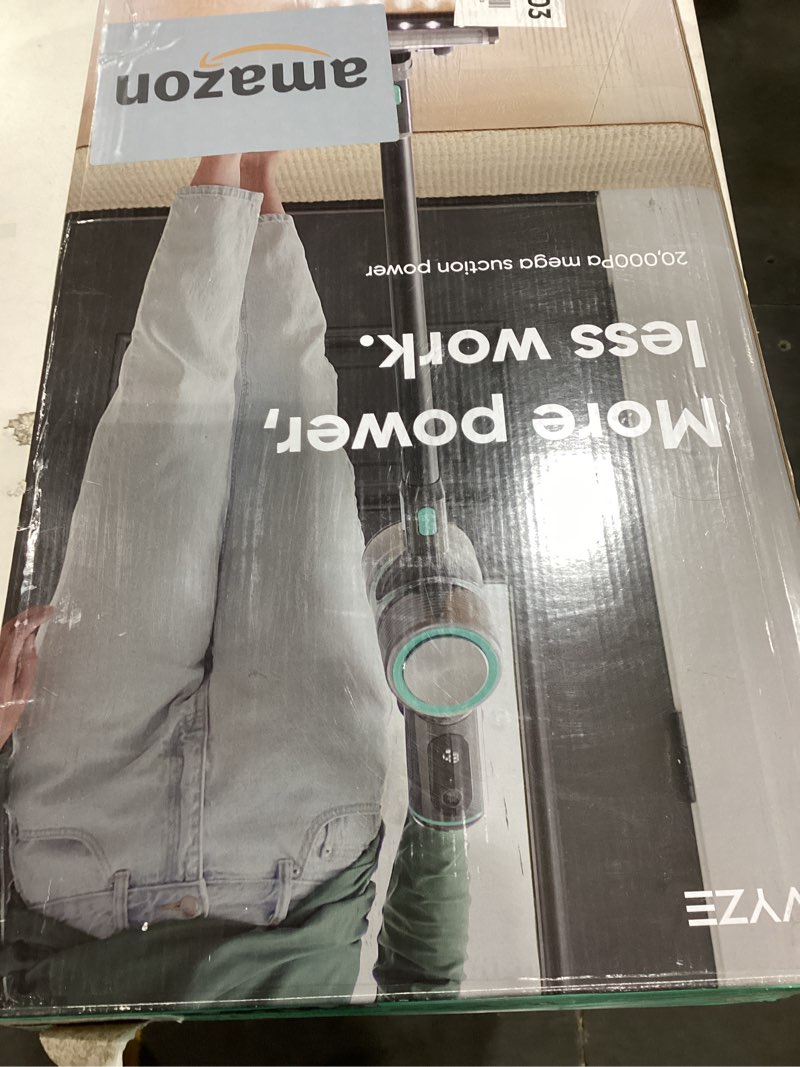 Condition photo showing As Is for Wyze Cordless Vacuum S with 20Kpa Powerful Suction, Lightweight Stick with HEPA Filter, 300W Powerful Brushless Motor, 40mins Runtime for Home Hard Floor Carpet Pet Hair