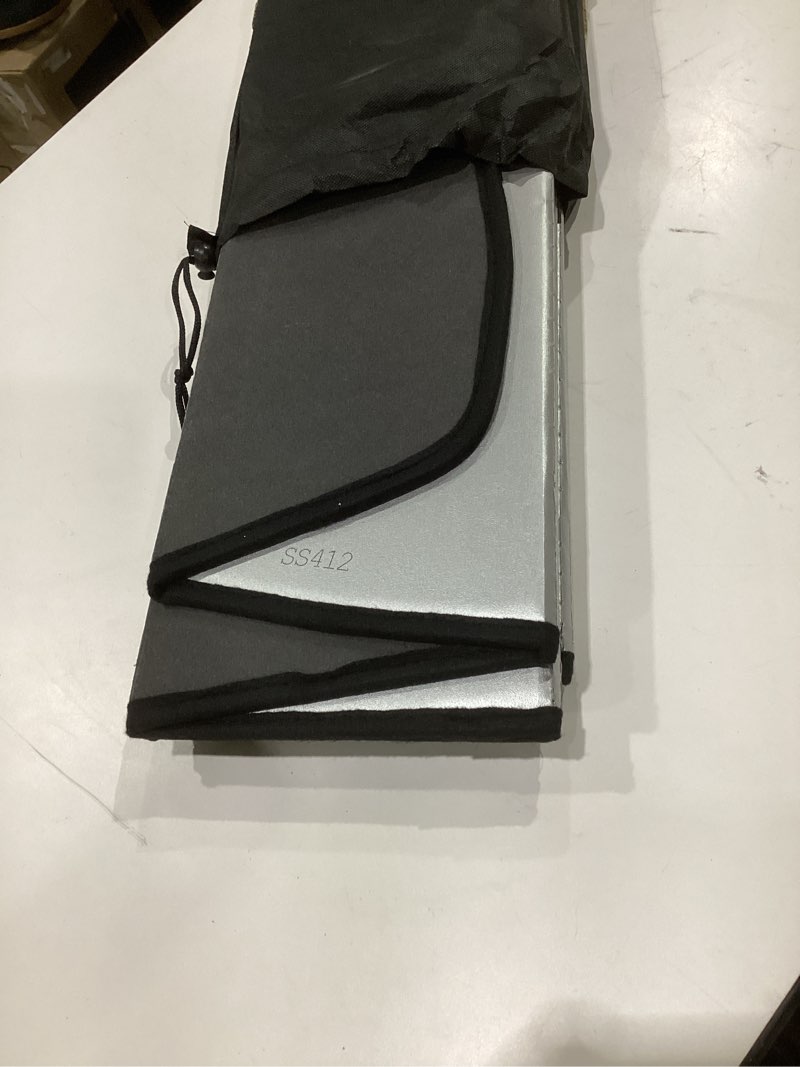 Condition photo showing Good Condition for windshield sun shade for toyota tundra 2022-2026 front window sunshade - safeguard gray(safeguard) 2022-2026