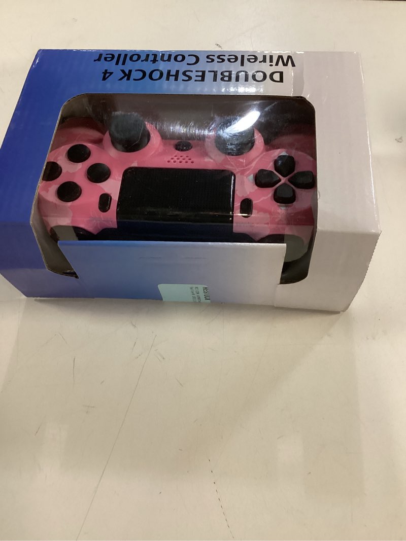 Condition photo showing New/Like New for spbpqy wireless controller for p4/slim/pro  with charging cable  great gamepad gift (pink)