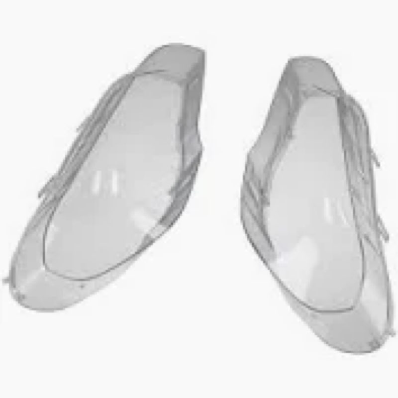 DriveFix Pair Front Left Right Headlight Cover Extra Clear for BMW X5 E70 2008-2013 xDrive M Sport 3