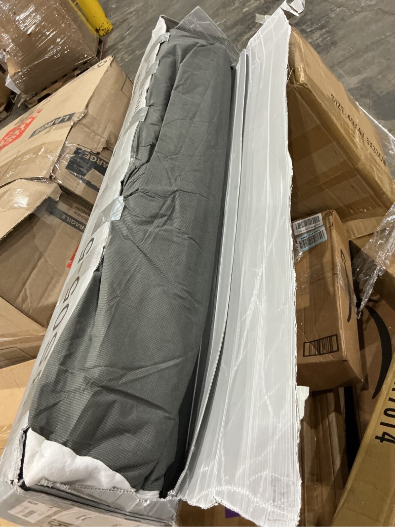 Condition photo showing As Is for shland king box spring, 5 inch box springs king size basics bed base, mattress foundation, black heavy duty metal structure with cover, noise free, easy assembly king 5-inch height