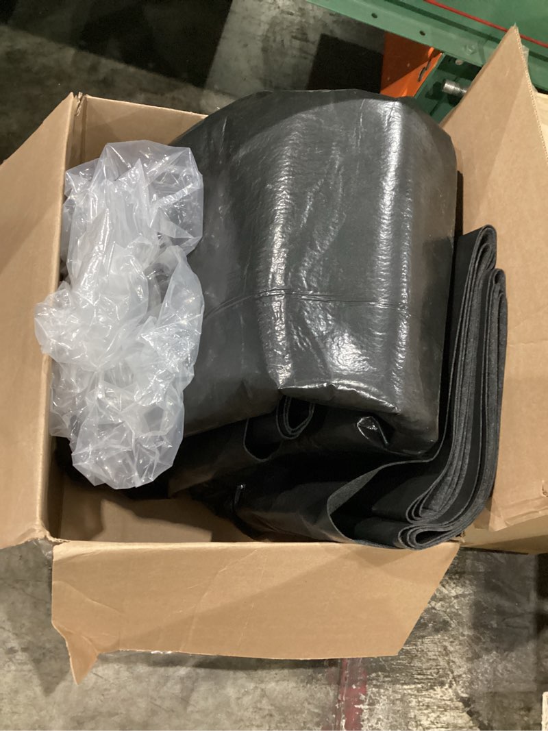 Condition photo showing Good Condition for heavy duty pond liners foldable pond underlayment impermeable pond membrane black for fish ponds, waterfall, fountains and water gardens