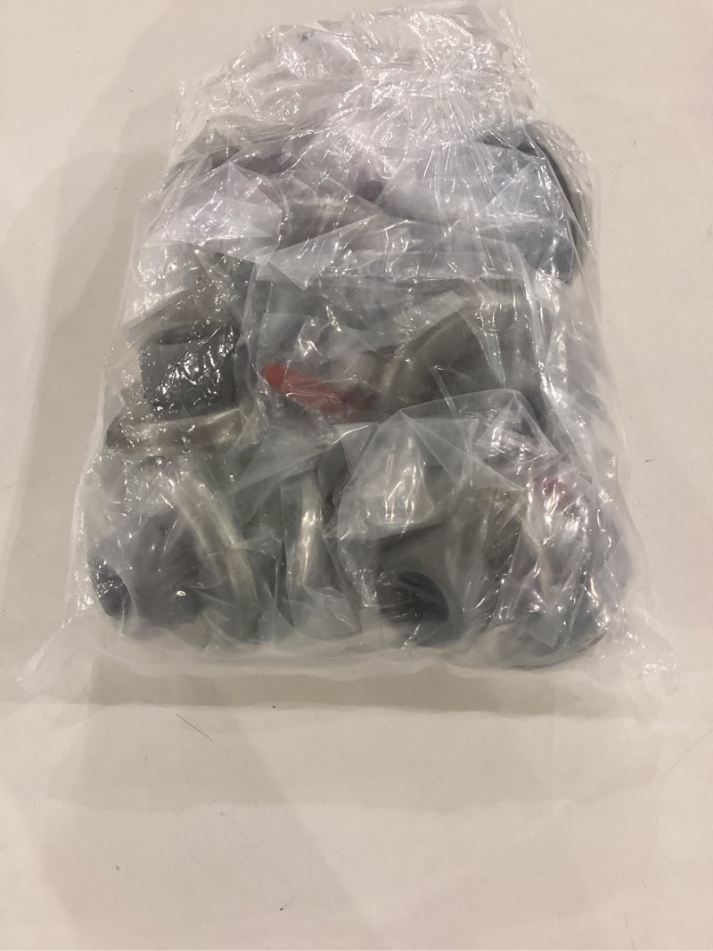 QCAA Brushed Stainless Steel Wall Mount Concave Door Stop, 2-1/2" Diameter, US32D, 12 Pack