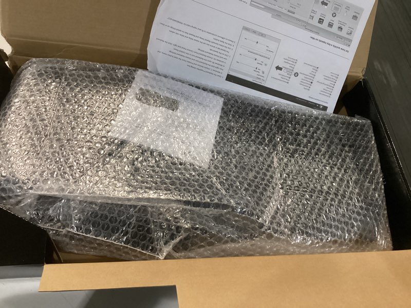 Condition photo showing New/Like New for perixx periboard-612b wireless ergonomic split keyboard with dual mode 2.4g and bluetooth feature, compatible with windows 11 and mac os x system, black, us english layout