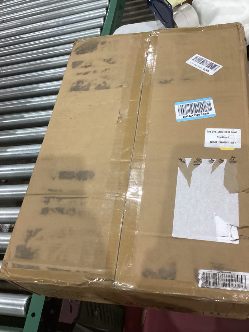 Condition photo showing New/Like New for Record Player Stand with Vinyl Storage, Vinyl Record Storage Cabinet Holds Up to 150 Albums, End Table for Record Player, Turntable Stand for Living Room, Black Black Standard