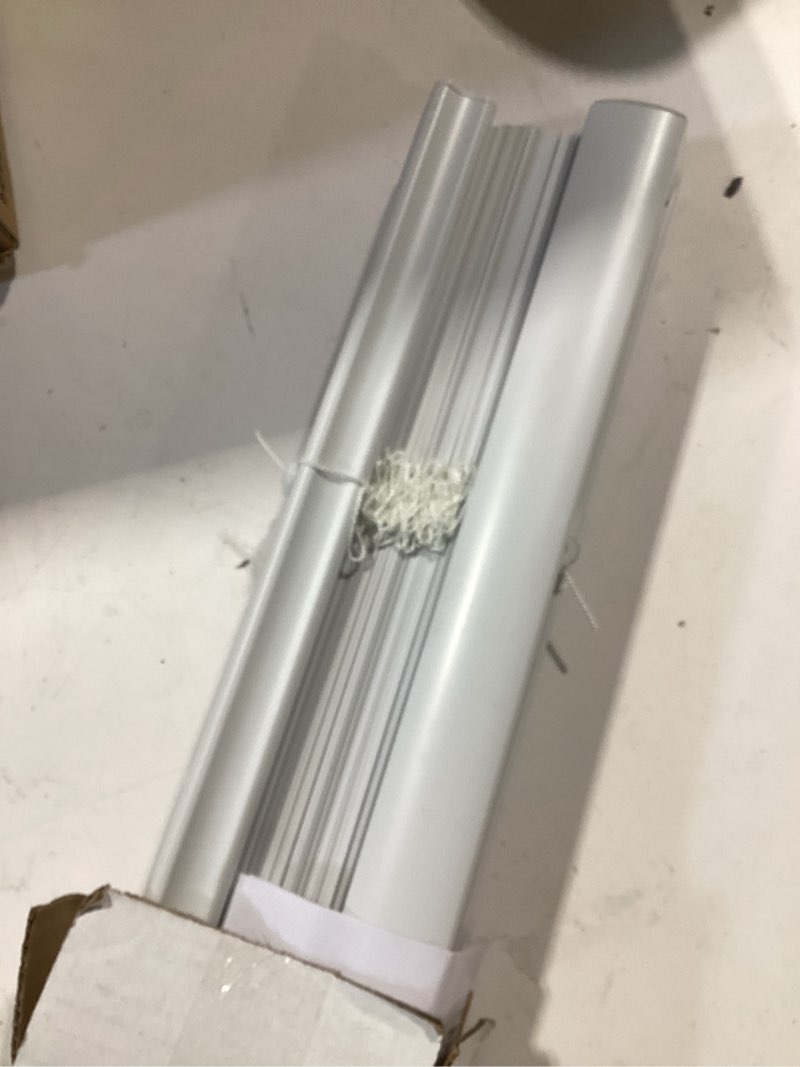 Condition photo showing Good Condition for project source light filtering 1-in slat width 35-in x 64-in cordless white vinyl light filtering mini-blinds