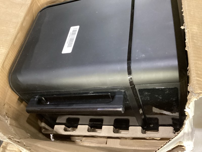 Condition photo showing As Is for Chefman Air Fryer Toaster Oven Combo, Countertop Oven for Quick & Healthy Meals, Bake, Broil, Air Fry, Toast, and Bagel Functions, 450°F Max Temp, 4 Slice Toaster Oven Air Fryer Combo