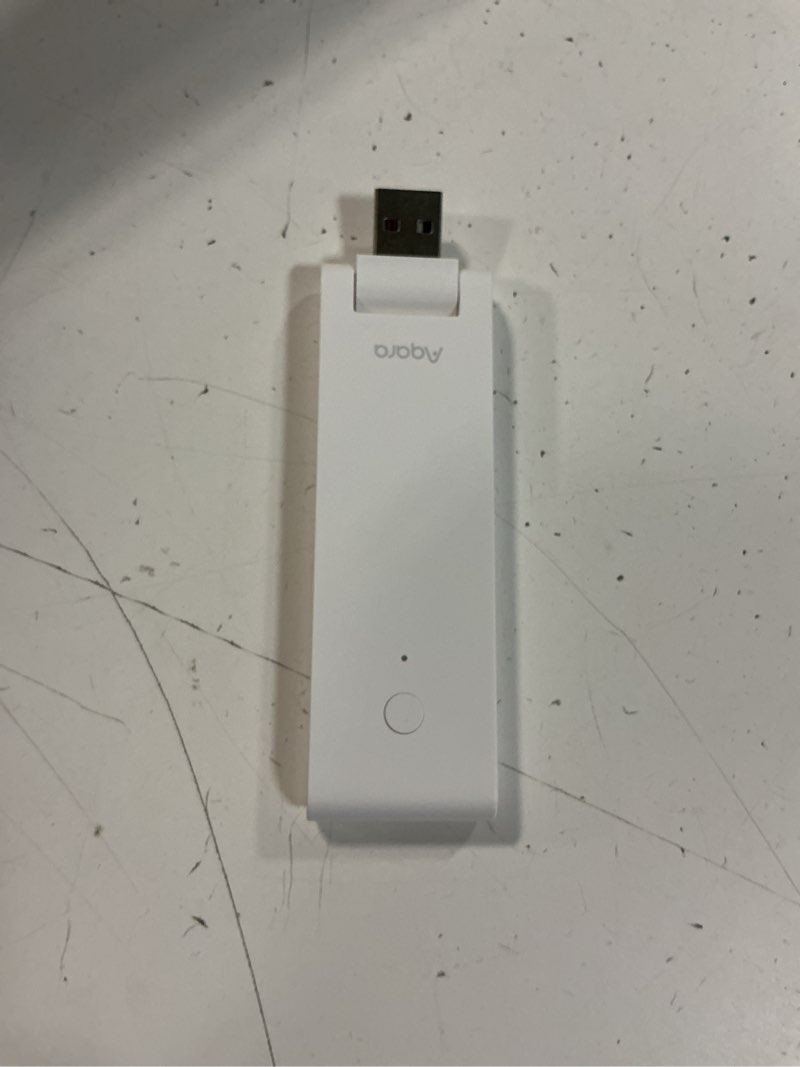 Condition photo showing Good Condition for aqara smart hub m100 for home automation, matter controller, thread border router, features aqara zigbee (not third-party), wi-fi, supports apple homekit, amazon alexa, ifttt, home assistant