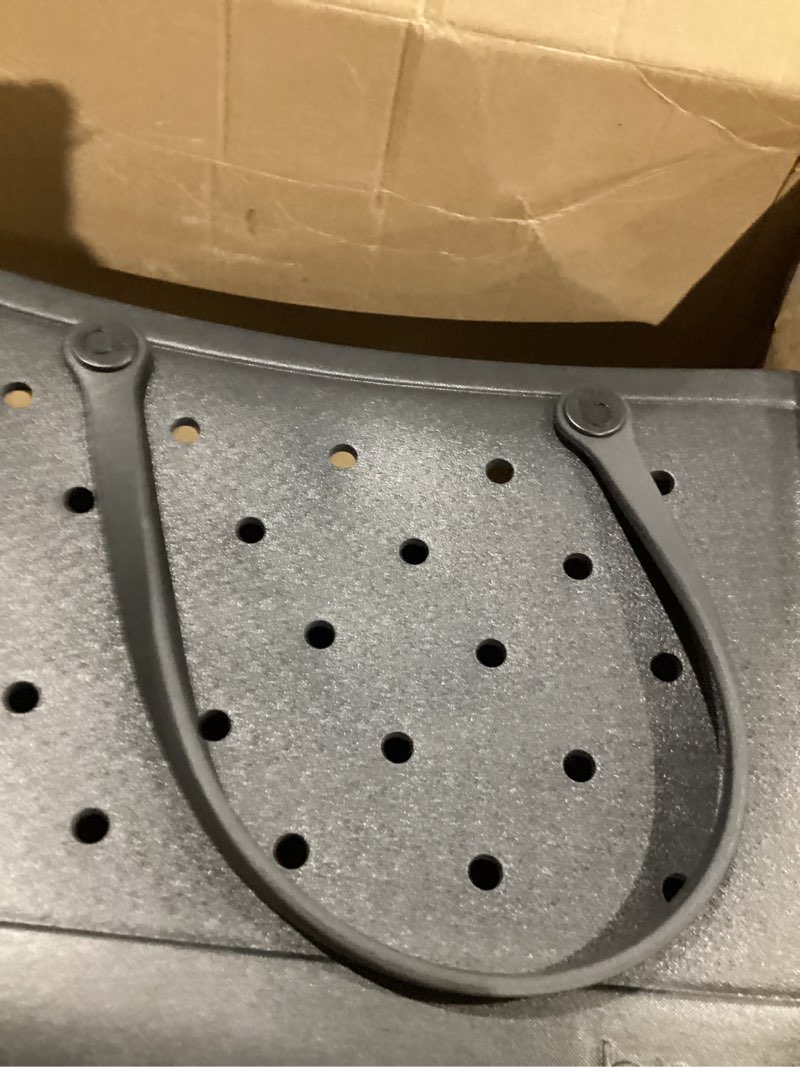 Condition photo showing Good Condition for BOGG BAG - Tote for Beach, Pool, Boat, Sports - All Purpose EVA - Tonal Buttons Original - Large Lbd Black