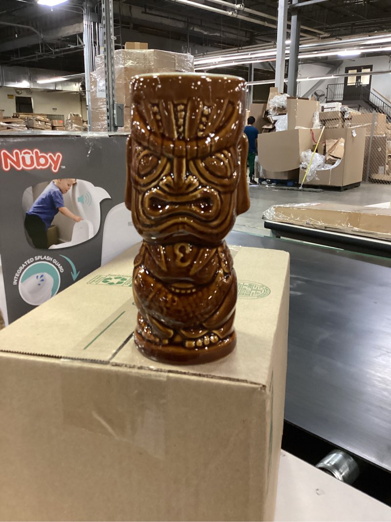 Tiki Glasses for Cocktails Mugs Set of 4 Ceramic Party Cups Bar Decor Creative Large Hawaiian Drinki
