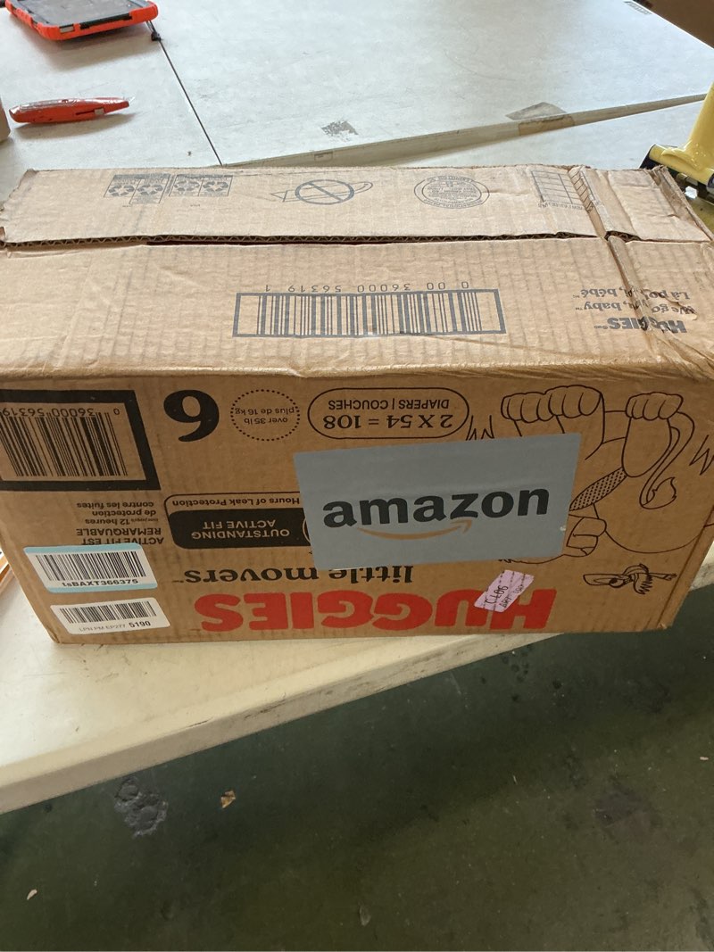 Huggies Size 7 Diapers, Little Movers Baby Diapers, Size 6(41+ lbs), 88 Count (2 Packs of 44), Packaging May Vary