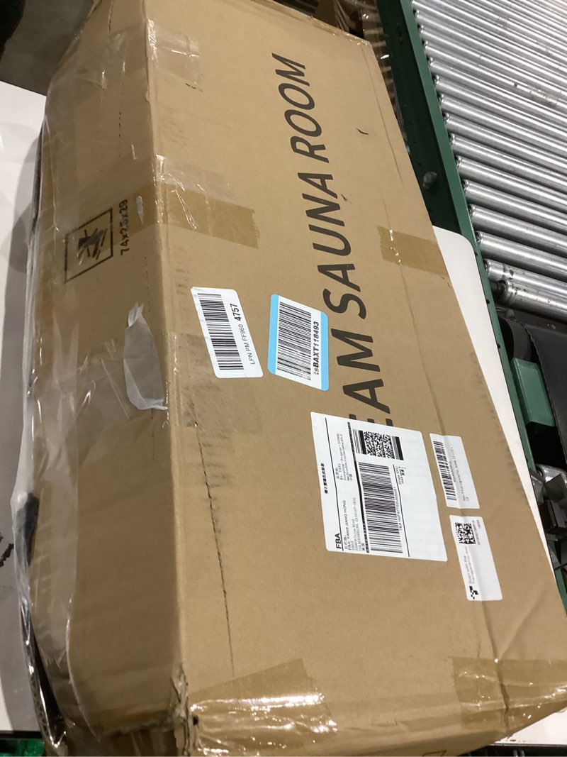 Condition photo showing Good Condition for Upgraded Portable Sauna for Home?Relaxation, Steam Sauna for Home with Steamer, Remote Control, Folding Chair, 9 Levels