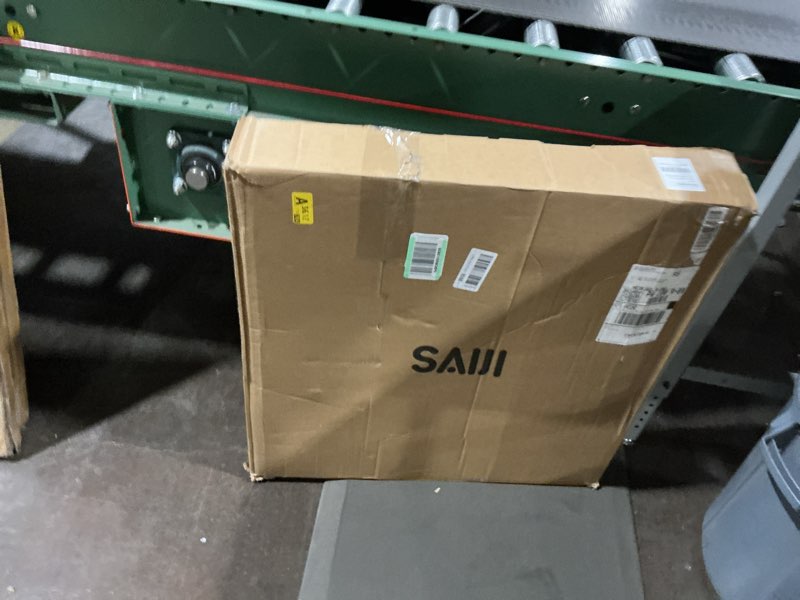 Condition photo showing Good Condition for SAIJI Foldable TV Tray | Easy Folding Small Table, Height & Tilt Adjustable TV Trays for Eating, Working, Crafting - Sturdy TV Dinner Tables on Couch & Bed Standard