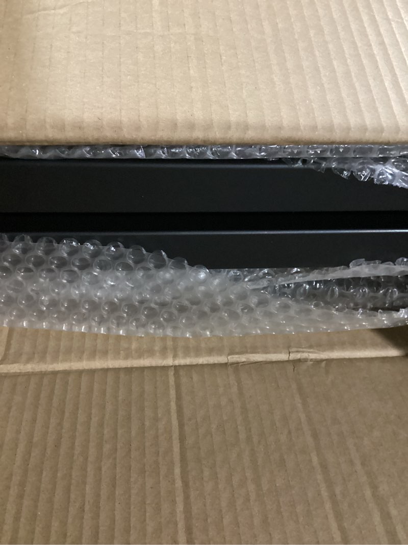 Condition photo showing Good Condition for LBSLMJB Metal Desk Legs 28 Inch, Heavy Duty Wrought Iron Base for Glass, Marble, and Wooden Table Tops, Home, Kitchen, and Office Desk Legs (Black) Style 3