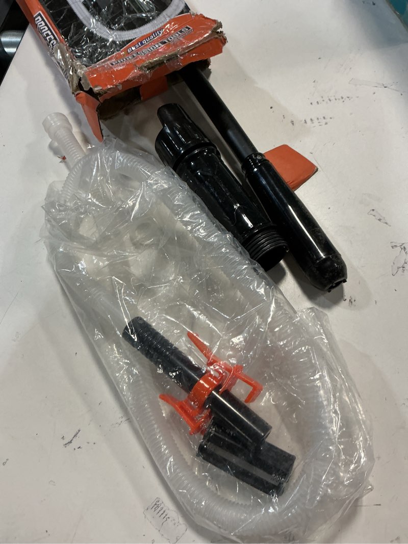 Condition photo showing As Is for Portable Transfer Pump Battery Operated Electric Siphon Pump for Gas, Fuel, Diesel, Water Transfer 2.4 GPM Flow Oil Extractor -Easy to Use Hand Fuel Pump, Multi-Use Siphon Fuel Transfer Pump 1 Pack (Standard)