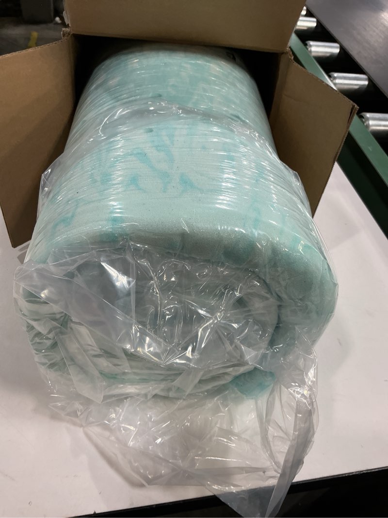 Condition photo showing New/Like New for DUMOS Mattress Toppers Memory Foam Twin Size, 3 Inch Thick Bed Topper Pad Cooling Gel Infused Soft Comfy Padding Breathable for Sleeper Sofa Couch RV Camper, CertiPUR-US Certified, Blue 3 Inch Blue Foam Twin