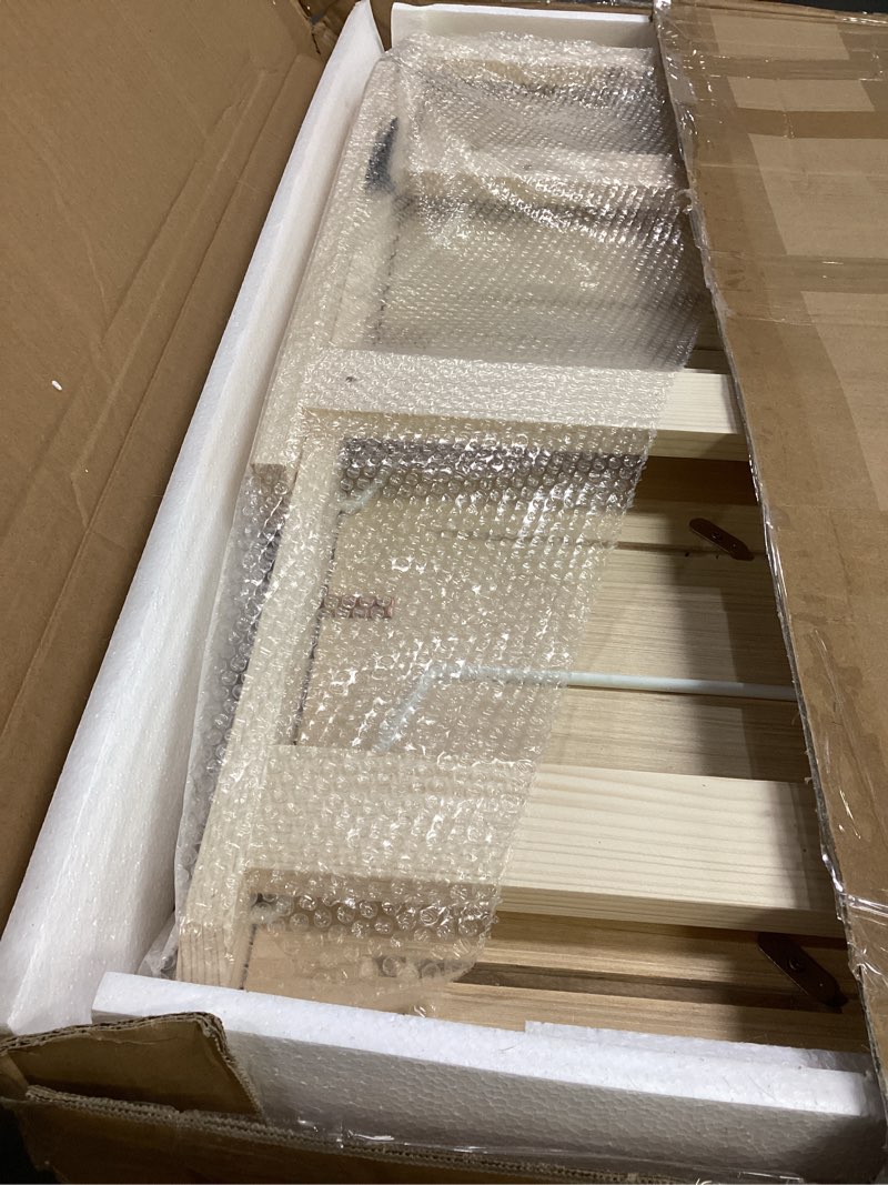 Condition photo showing Good Condition for luciphia wooden dog stairs for small dogs 2-in-1 foldable dog steps for beds cars couch anti-slip pet ramp with 4 steps indoor pet stairs for medium large older pets cats up to 220lbs 25.6"h x 31.5"l x 17.3"w-4 steps for standard & high beds