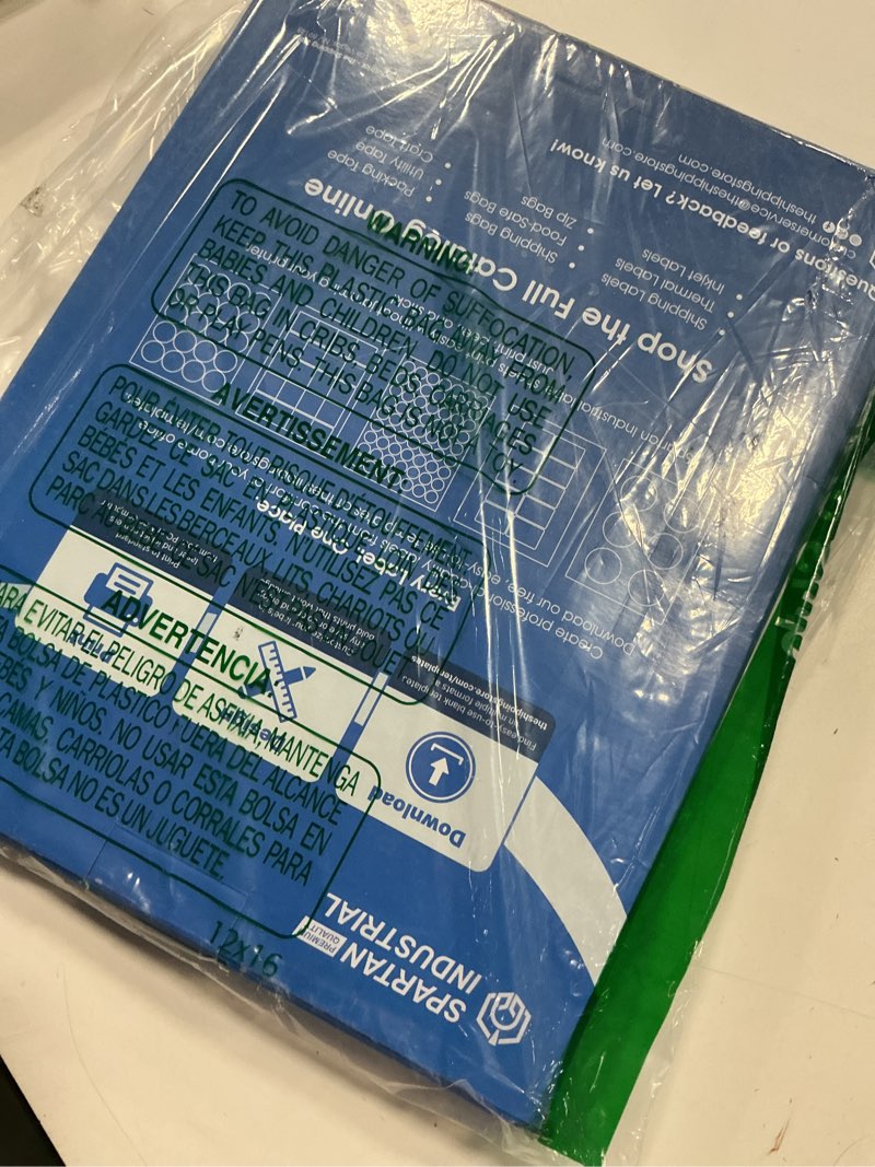 Condition photo showing Good Condition for 3 1/2" x 5" matte white printable labels compatible with inkjet and laser printers - 100 sheets, 400 stickers for shipping, mailing, and organization - spartan industrial 3 1/2" x 5" 100