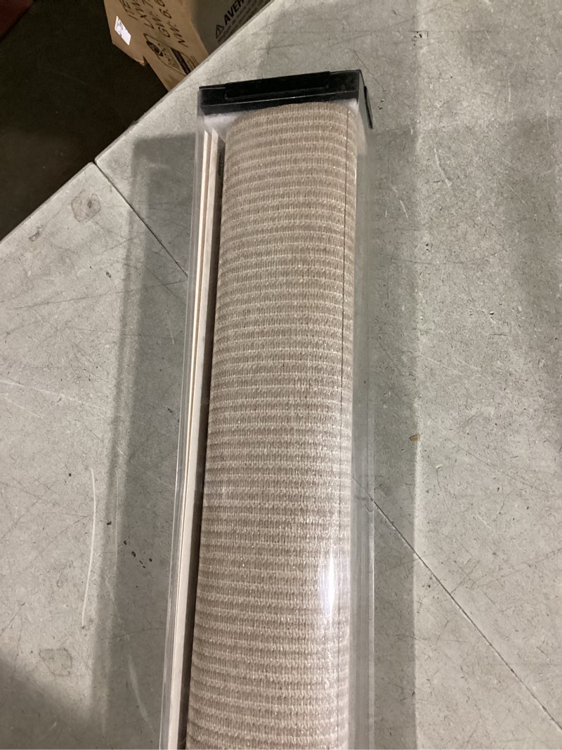 Condition photo showing Good Condition for tdbu honeycomb blinds, blackout beige custom no drill cordless top down bottom up cellular shades easy install for home office indoor windows