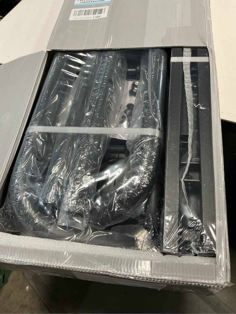 Condition photo showing New/Like New for zunatu twin size metal platform bed frame/victorian style headboard and footboard/steel slat support/easy assembly/no box spring needed/underbed storage/noise free/black twin victorian