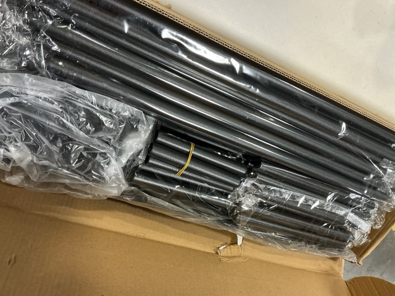Condition photo showing Good Condition for Portable Closet,Garment Rack,Heavy Duty Clothes Rack with Cover,Wardrobe Closet with 1 Hanging Rods, 2 Storage Shelves and 2 Drawers,27.5" L x 17.7" W x 67.7" H,Black Black-b 27.5" L