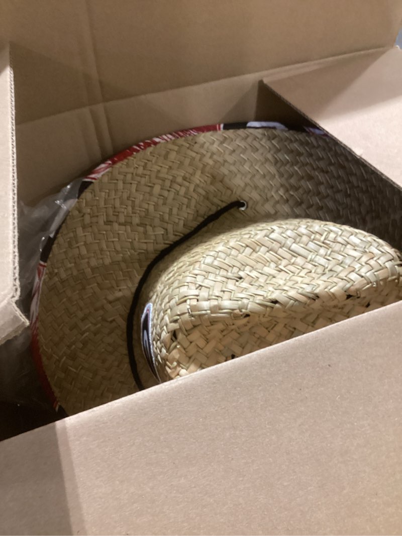 Condition photo showing Good Condition for foco ncaa mens ncaa college team logo floral lifeguard beach straw sun hat georgia bulldogs one size team logo