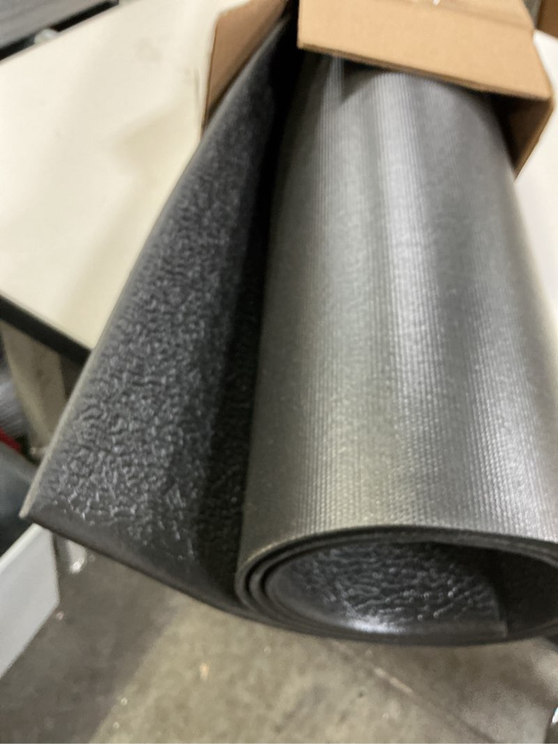 Condition photo showing Good Condition for SuperMats Made in U.S.A. for Treadmills Ellipticals Rowing Machines Recumbent Bikes and Exercise Equipment Black 2.5-Feet x 6-Feet