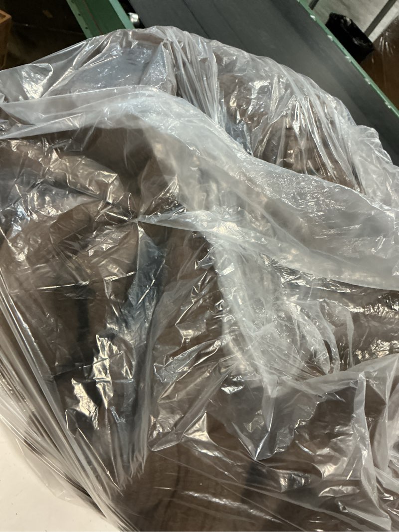 Condition photo showing Good Condition for organic cotton gauze box quilt, king/cal king, chocolate