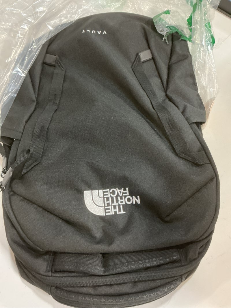 Condition photo showing Good Condition for THE NORTH FACE Vault Everyday Laptop Backpack | Commuter Travel Bag with Water-Repellent Finish, Spacious Main Compartment, TNF Black-NPF, One Size One Size Tnf Black-npf