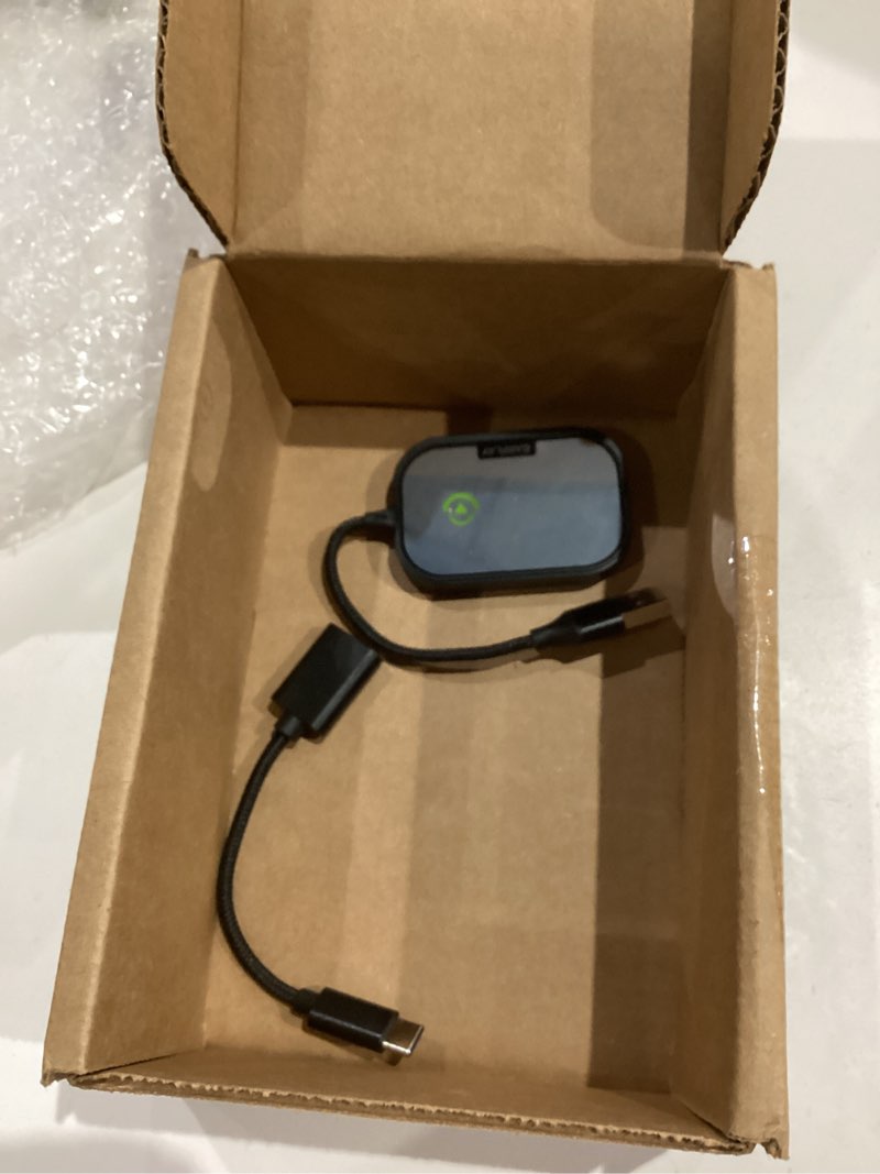 Condition photo showing Good Condition for Wireless CarPlay Adapter for Apple iPhone, Converts Factory Wired CarPlay to Wireless CarPlay 2024 Upgrade Plug & Play Auto Connect for Cars from 2015 & iPhone iOS 10+ Black Not for Tesla & Andorid