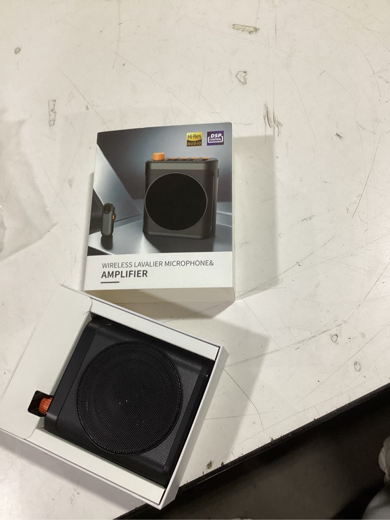 voice amplifier wireless microphone with magnetic lavalier, portable voice amplifier for teachers wi