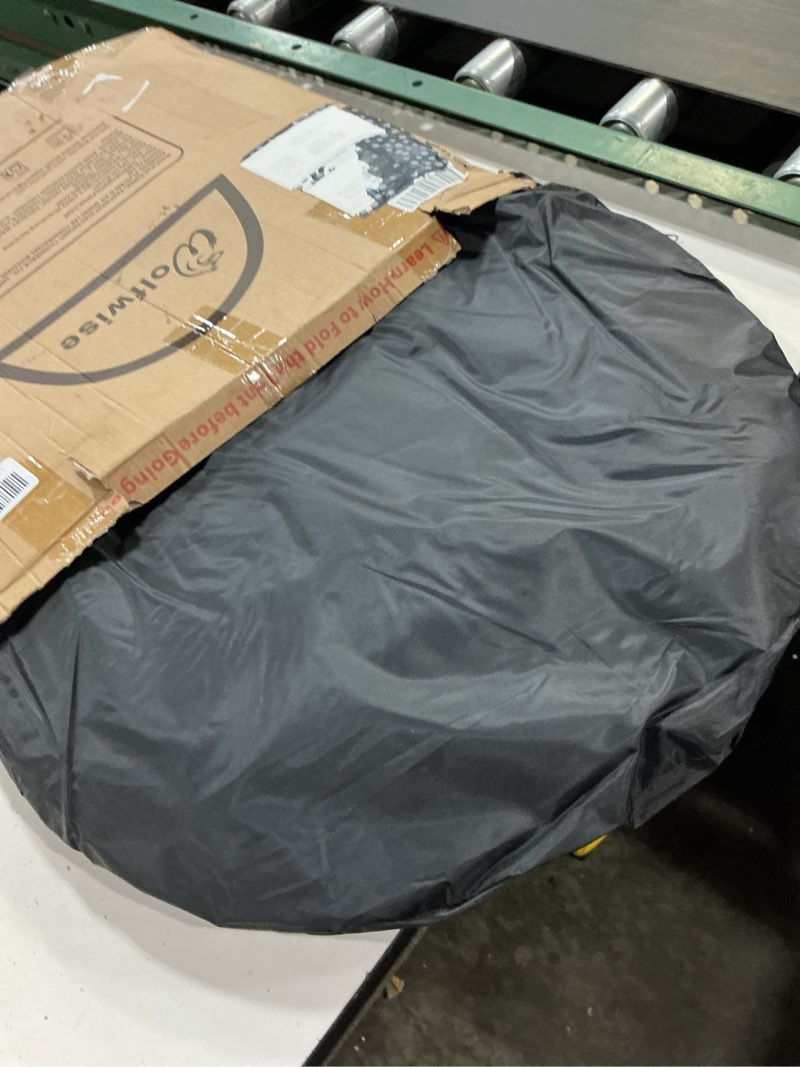 Condition photo showing Good Condition for wolfwise pop up shower tent for camping essentials, portable instant changing tent with ventilation window & carry bag, privacy dressing room bathroom toilet for beach & outdoor, standard, black black standard: 6'3" h, 39.4" w