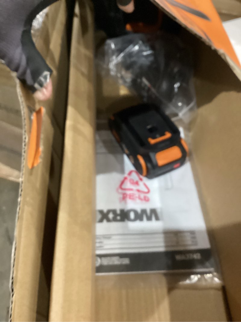 Condition photo showing As Is for WORX WG261 22" 20V Cordless Hedge Trimmer, Battery & Charger Included 22" 20V Hedge Trimmer w/(1)2.0Ah Battery