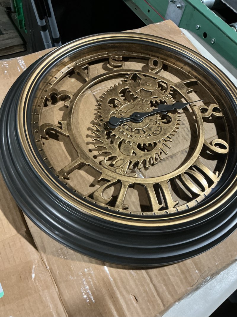 Condition photo showing Good Condition for la crosse technology 404-3051c – 20-inch analog quartz wall clock, antique bronze
