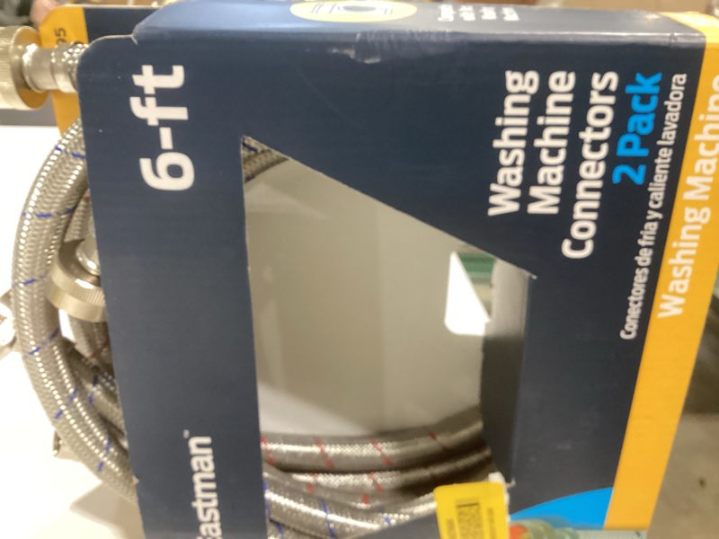 Condition photo showing Good Condition for EASTMAN 2 -Pack 6-ft 3/4 -in FHT Inlet x 3/4 -in FHT Outlet Stainless steel Washing machine