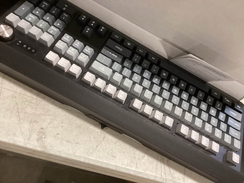 Condition photo showing Good Condition for wired rgb gaming membrance keyboard. 100 percent mini creamy led computer keyboard .small ergonomic clicky teclado with abs backlit unreplaceable keycaps. for pc laptop mac gamer. (gray)