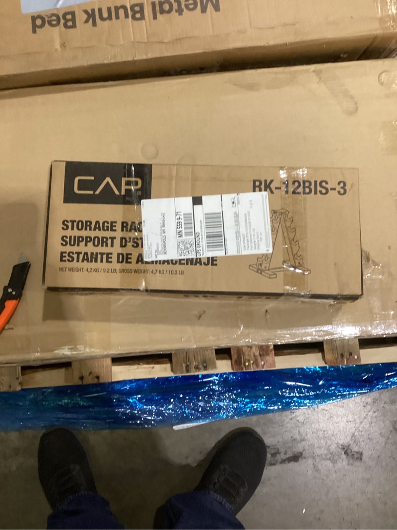 Condition photo showing New/Like New for Cap Barbell Dumbbell and Kettlebell Storage Rack