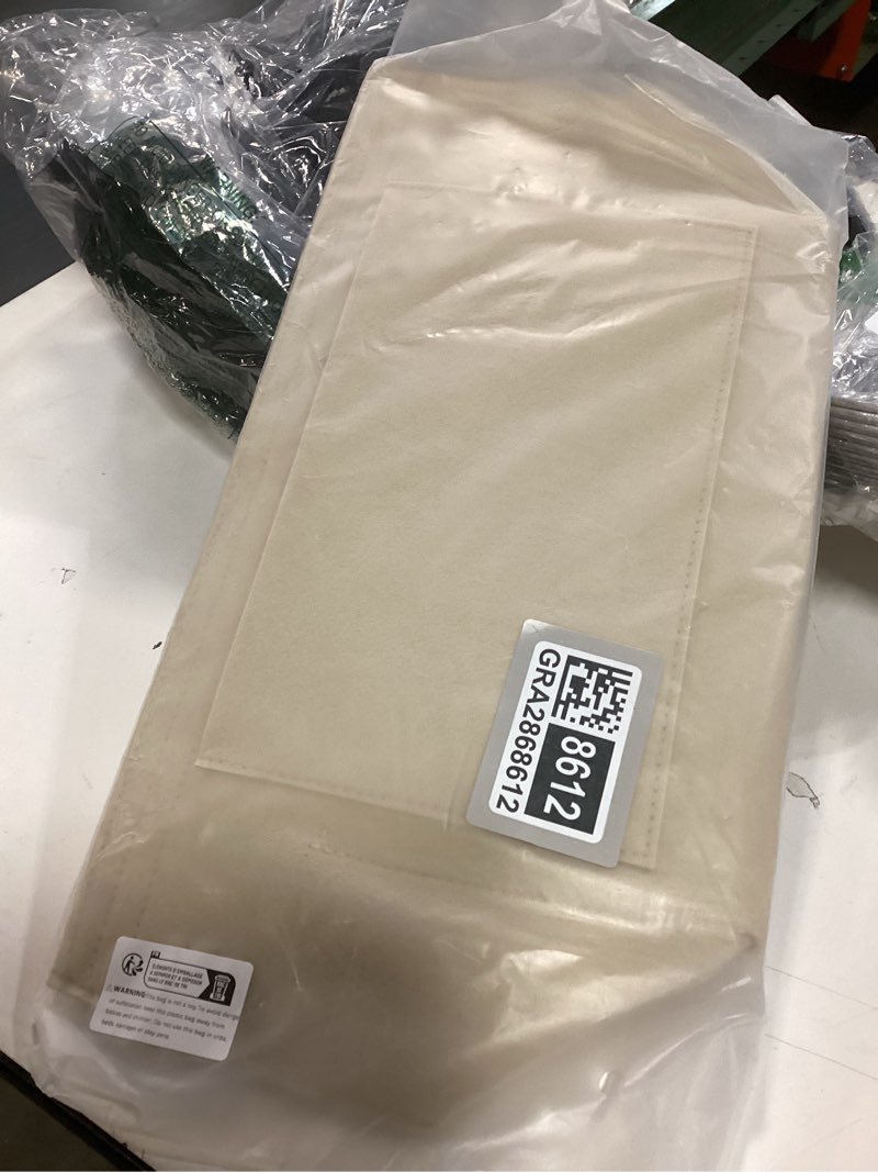 Condition photo showing New/Like New for Purse Organizer Insert for Longchamp Le Pliage L Handbag Insert Felt Long Champ Tote Bag Organizer Insert with Cup (Beige, Large) Large Beige