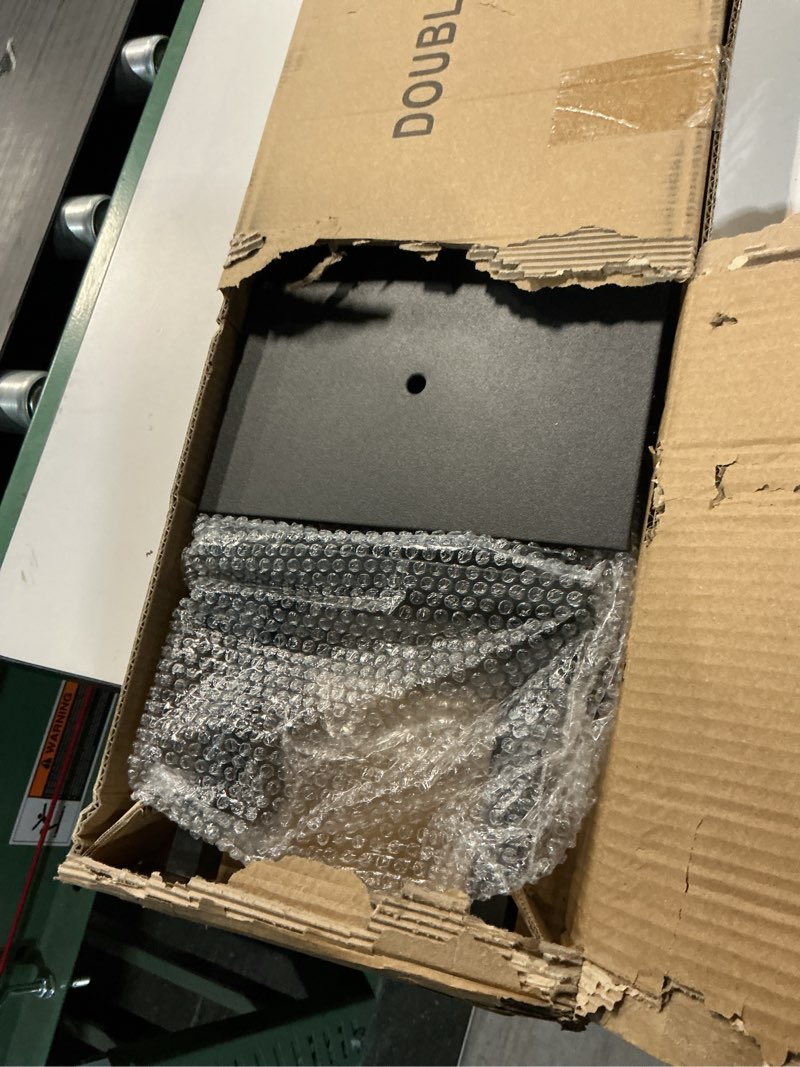 Condition photo showing Good Condition for Black Pedestal Poster Sign Stand for Display, Adjustable Height Up to 80 Inchs, Heavy Duty Banner Double Sided Sign Holder for Board & Foam 1