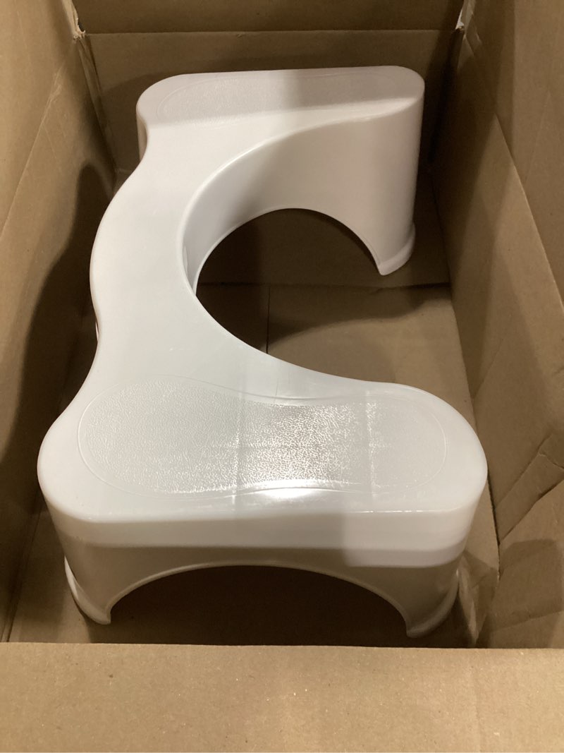 Condition photo showing Good Condition for squatty potty the original bathroom toilet stool, 7 inch height, white white 7 inch