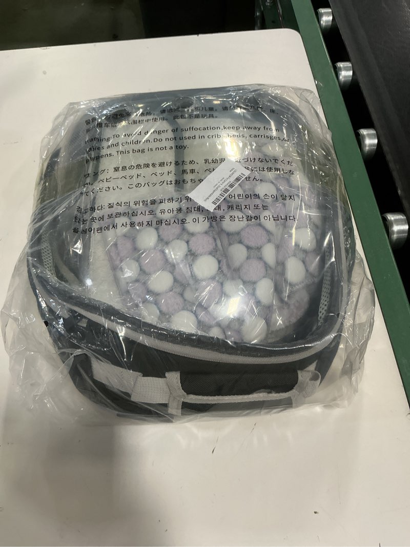 Condition photo showing Good Condition for Lollimeow Cat Carrier Backpack, Bubble Dual Expandable Backpack Carrier, Pets and Small Dogs,Airline-Approved, Designed for Travel, Hiking, Walking & Outdoor Use (Dual Expandable-Black)