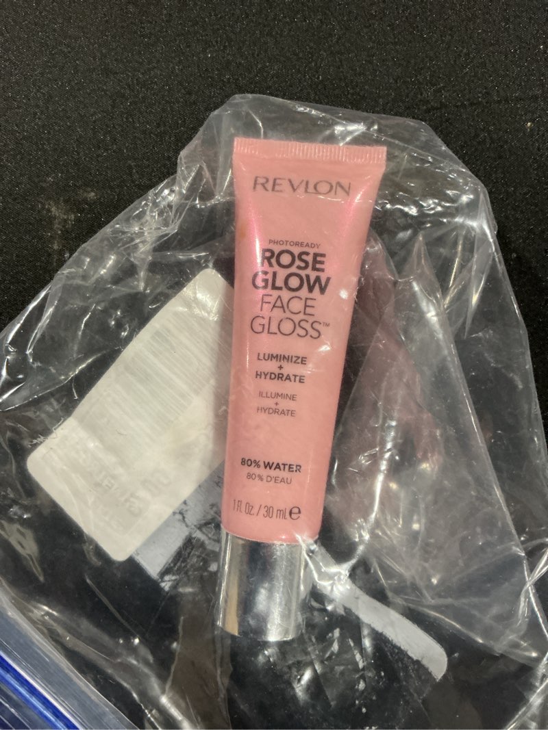 Condition photo showing Good Condition for Revlon PhotoReady Face Gloss Rose Glow Primer, Makeup for All Skin Types, Hydrates, Illuminates & Moisturizes, Infused with Glycerin & Olive Oil Extract, 80% Water, 1 Fl Oz Pink 1 Fl Oz (Pack of 1)