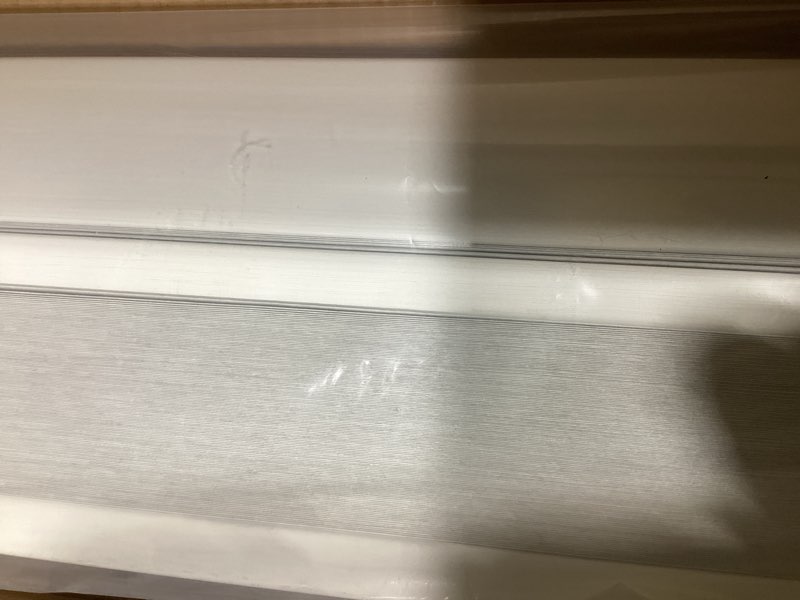 Condition photo showing Good Condition for LazBlinds No Tools No Drill Cordless Cellular Shades, Top Down Bottom Up (TDBU) Honeycomb Shades for Home, Blackout Light Blocking Thermal Insulation Blinds for Windows, 34" W x 64" H, White Blackout - White 34" W x 64" H