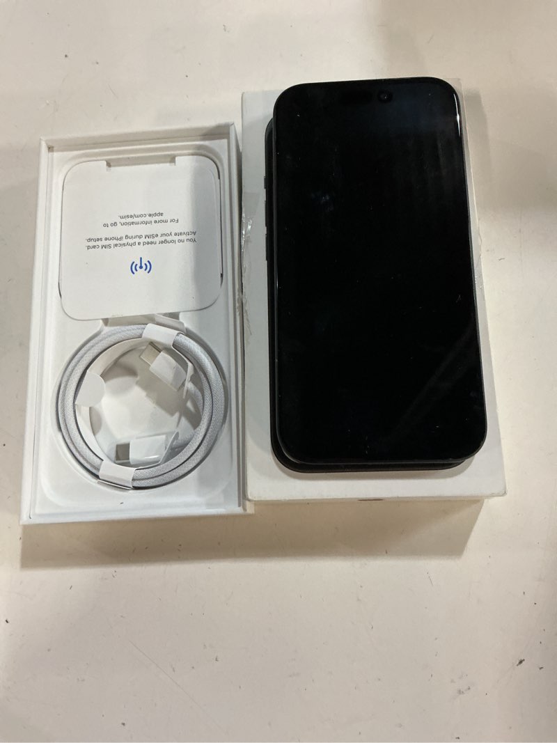 Condition photo showing Good Condition for apple iphone 15 128 gb in black  smartphone ***working condition verified. no network or connectivity tests were performed.bidder be advised ***