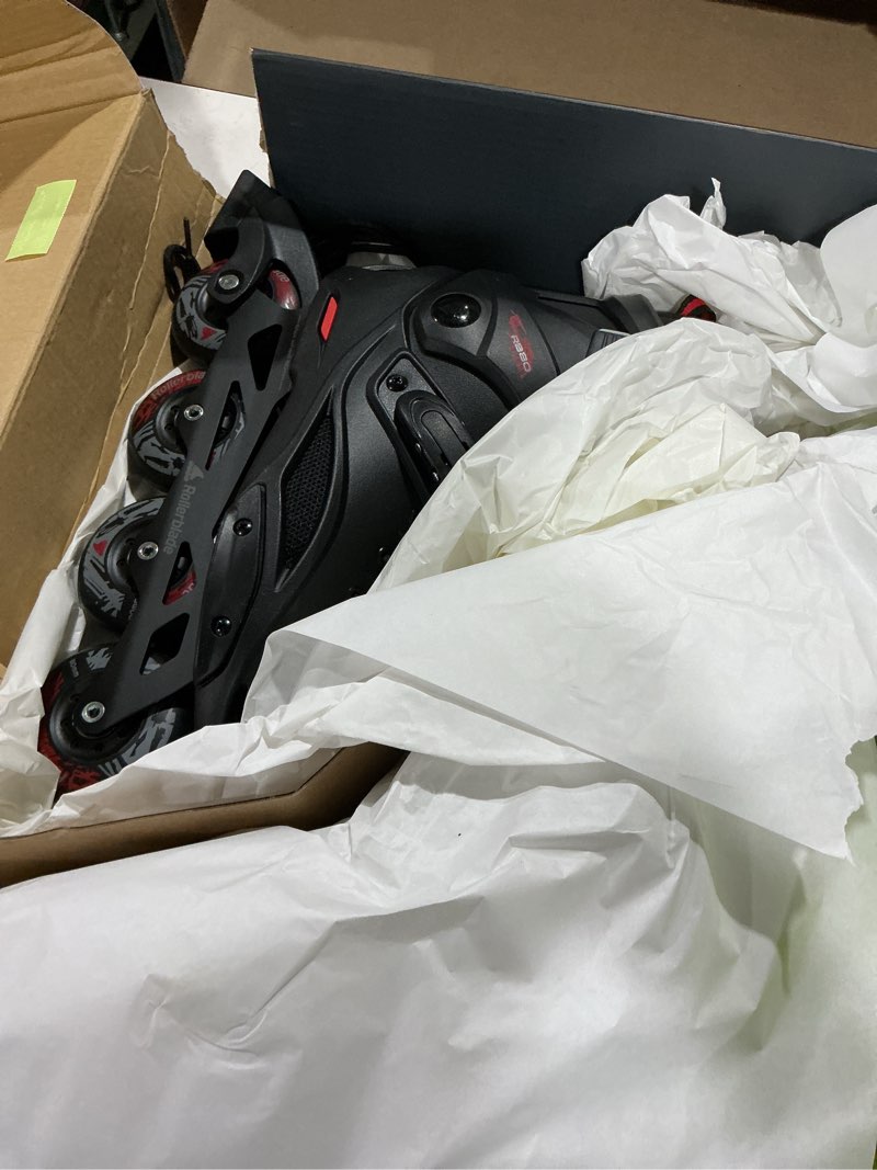 Condition photo showing Good Condition for rollerblade rb 80 men's urban inline skate, black and red black/red 9