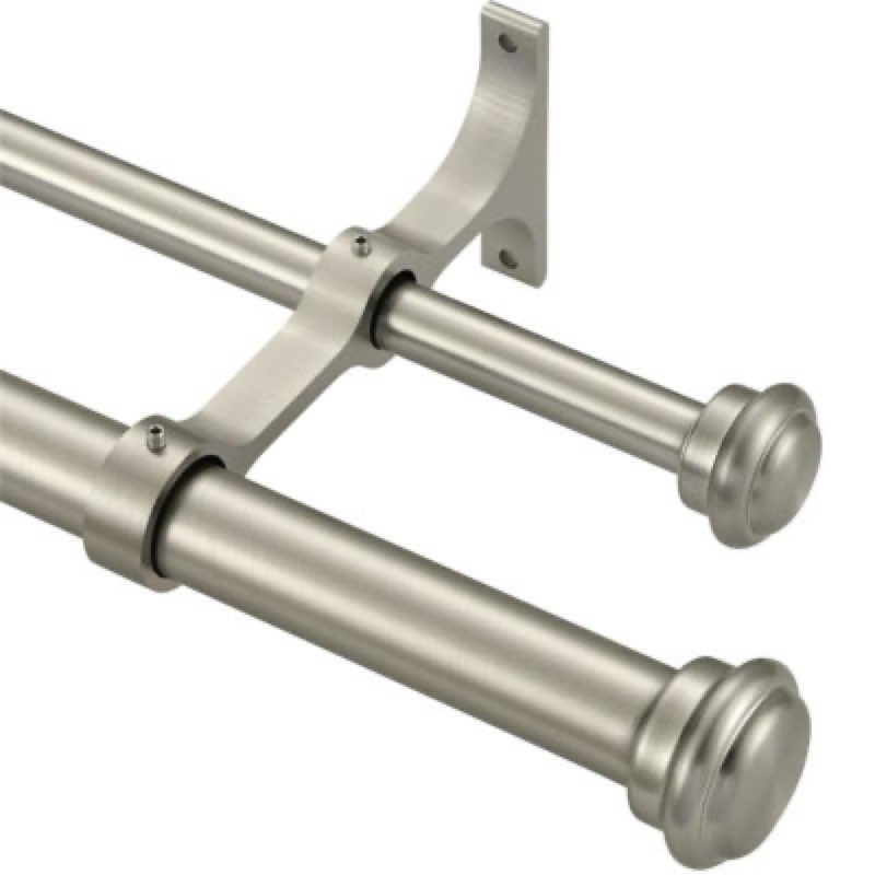 Brushed Nickel Double