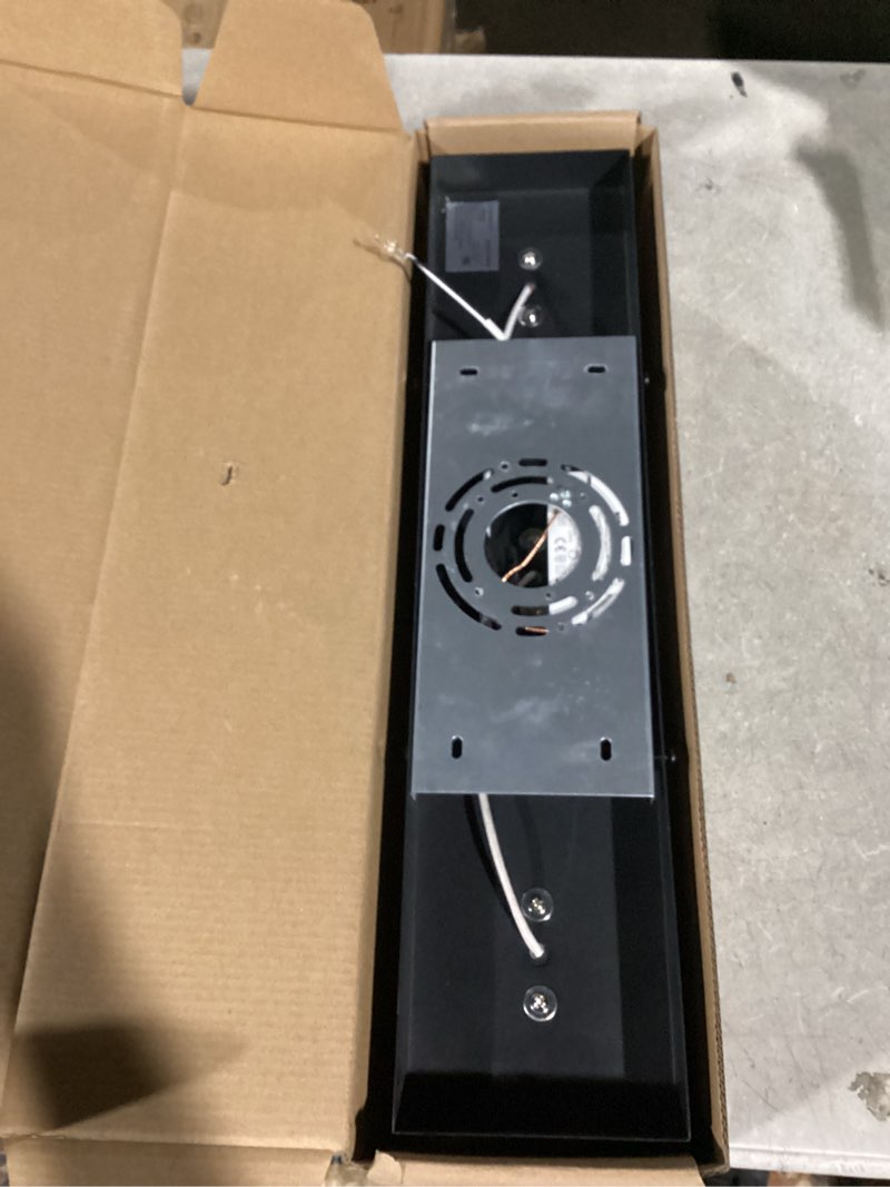 Condition photo showing Good Condition for Black Vanity Lights 3 Light Bar Light for Bathroom 20 Inch Mirror Light Fixtures Black Bath Lamps above Mirror 18W Vanity Sconces Modern Bathroom Sink Lights Acrylic Wall Lighting for Restroom Black-Not-Dimmable 3-Light, 20-Inch