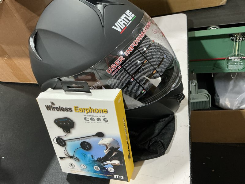 Condition photo showing Good Condition for (similar) motorcycle helmet,motorcycle dual visor flip up modular full face helmet jr-815,dot approved motorbike helmet with 2 visors for adults men women(m,matte red evolve) matte red evolve medium